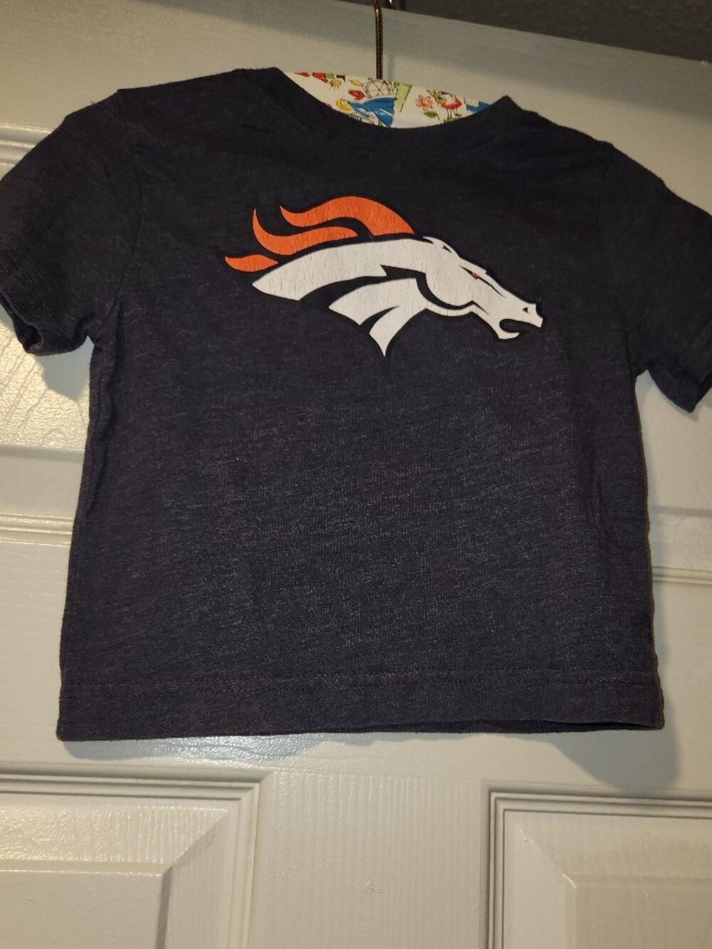Denver Broncos Toddler T-Shirt Navy Blue NFL Football Tee Size 18M